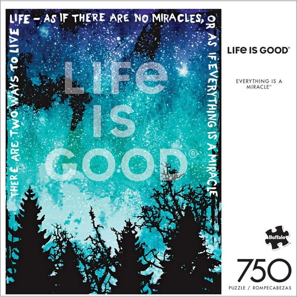 Buffalo Games - Life Is Good - Everything is a Miracle - 750 Piece Jigsaw Puzzle