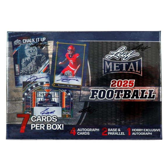 2025 Leaf Metal Football Hobby Box