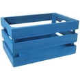 thumbnail image 5 of Gymnture Wooden Crates for Storage Display - Rustic Blue, 5 of 10