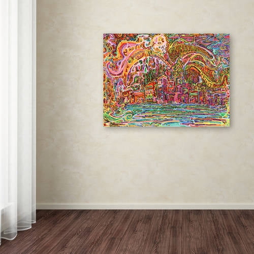 Trademark Fine Art "Sunrise In Osoyoos" Canvas Art by Josh Byer