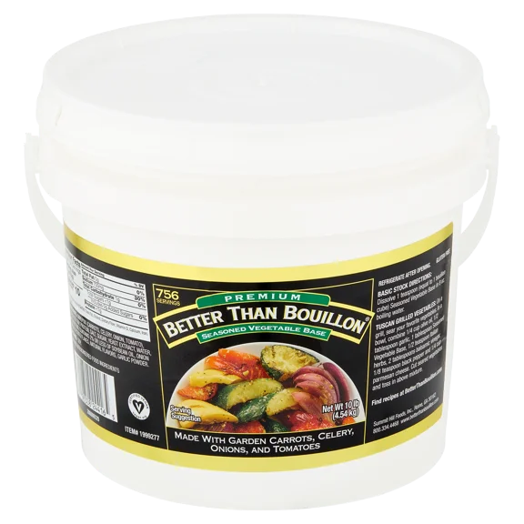Better Than Bouillon Premium Seasoned Vegetable Base, 10 lbs