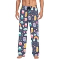 thumbnail image 2 of FREEAMG Men's Cotton Pajama Pants Lounge Sleep Pants Soft Sleepwear Pajama Bottoms with Pockets, 2 of 7