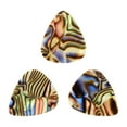 thumbnail image 3 of Exotic Plectrums - Celluloid Abalone Guitar Or Bass Pick - 0.71 mm Medium Gauge - 351 Shape - 12 Pack, 3 of 7