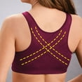 thumbnail image 5 of Kcodviy Front Buckle Sports Bra Plus Size Bra Plus Size Underwire Border Women Bras Wireless Full Coverage Front Vest Lace Bra, 5 of 5