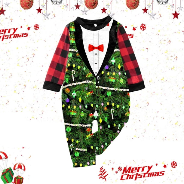Pijamas de Navidad a juego para la familia, camisas y pantalones de 2 piezas, talla grande, hombres y mujeres