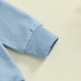 thumbnail image 7 of Dakiuu Toddler Baby Boy Winter Spring Clothes Casual Letter Graphic Mama's Little Man Long Sleeve Crewneck Sweatshirt and Sweatpants 2 Pcs Pullover Tops Pants Outfits Light Blue 18-24M (18), 7 of 7