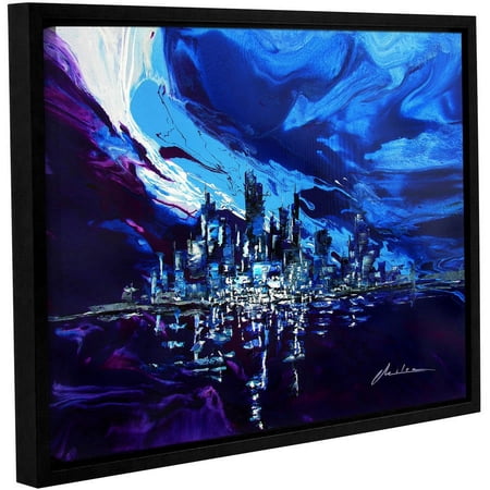 UPC: 0636134094129 | ArtWall Milen Tod  Distorted Reflection  Gallery-wrapped Floater-framed Canvas