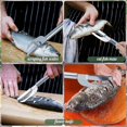 thumbnail image 5 of Escalador de escamas de pescado 3 en 1 con cuchillo para fauces de pescado, removedor de escamas de pescado de acero inoxidable, Herramientas de limpieza de pescado para cocina, 5 of 5