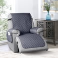 thumbnail image 6 of TAOCOCO Waterproof Recliner Chair Cover Anti-slip Reclining Slipcovers Washable Recliner Pet Furniture Protector Cover with Pockets Bluish Grey 23", 6 of 9