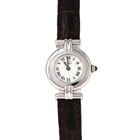 Pre-Owned Cartier Must Colise W1001665 Silver Quartz Watch