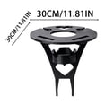 thumbnail image 2 of WUSUOWEI 1PC Picnic Portable Table,11.8Inch,Outdoor Table,Small Portable Rack for Outdoor,Detachable Wooden Glass Rack Bottle Holder,Mini Beach Collapsible Table for Picnic Camping Beach Barbecue, 2 of 7