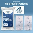 thumbnail image 2 of Tender Gentle Pill Crusher Pouches - 50 Pouches - Good for Home, Hospitals, and Nursing Homes, 2 of 6