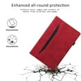 thumbnail image 4 of Allytech Samsung Galaxy Tab A8 10.5" X200 Case, Multi Angle Viewing Stand Cards Pocket Auto Sleep Wake Shockproof Full Protection Case Cover for Samsung Galaxy Tab A8 10.5-Inch X200 X205 - Red, 4 of 6