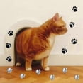 thumbnail image 5 of 4/12pcs 3d Chrome Dog Paw Footprint Car Sticker, Auto Emblem Decal Decoration, 5 of 5