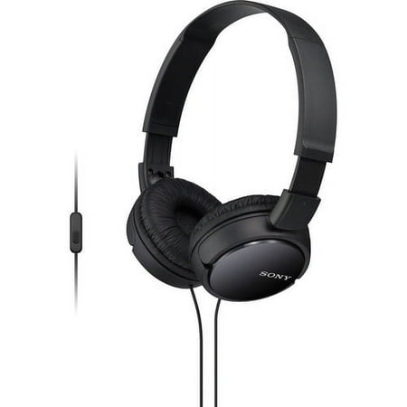 UPC: 0027242867093 | Sony MDR-ZX110AP EXTRA BASS Headphones with Mic- Black