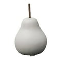 thumbnail image 2 of Ceramic Pear Figurine Decorative Fruit Sculpture for Home Table Porch Decoration , White 6.5cmx11cm, 2 of 9