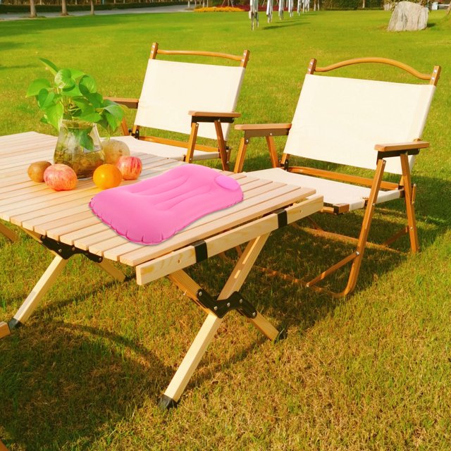 NIYANGLE 1Set Compact Inflatable Pillow for Outdoor Camping and Car Trips 13x17.7x5.5in