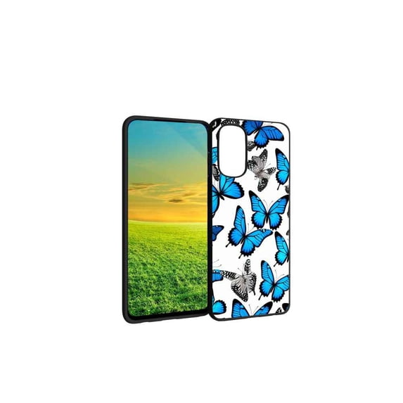 Compatible with Motorola Moto G Stylus 4G 2022 Phone Case, Butterflies 69 Case Men Women, Flexible Silicone Shockproof Case for Motorola Moto G Stylus 4G 2022
