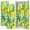 Color 2, variant on 2 Pcs School Locker Magnetic Wallpaper 12" x 36" Tropical Fruit Palm Tree Pineapples Lemons Vibrant Colors Reusable Removable Locker Accessories Back to School Supplies