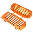 thumbnail image 4 of Motorcycle Radiator Guard Cover Protector, Water Cooler Radiator Guard Cover Protector Overheat Proof Reliable 1 Pair  for 125cc To 500cc 125 150 SX 250 SX-F Orange, 4 of 7