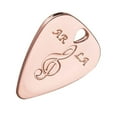 thumbnail image 1 of Zinc Alloy Metal 0.38x1.4mm Guitar Plectrum Punk Rock Stylish Instruments Pendants Necklace, 1 of 2