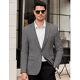 thumbnail image 2 of COOFANDY Mens Blazer Jacket Daily Casual Sport Coats Lightweight Regular Fit Suit Separates Formal Wear, 2 of 6