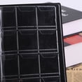 thumbnail image 5 of Coin Collection Supplies Book Holder 120 Pockets 10 Pages World Coin Storage Folder Album Money Collecting Display Organizer Case Black, 5 of 6