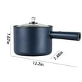 thumbnail image 2 of Usloyux Under $5 Multifunction Cooker, 1.8L Non-Stick Electric Cooking Pot, 450W Portable Heating Pan for Rice Soup, Mini Steamer Omelet Pan with Removable Power Cord, 2 of 7