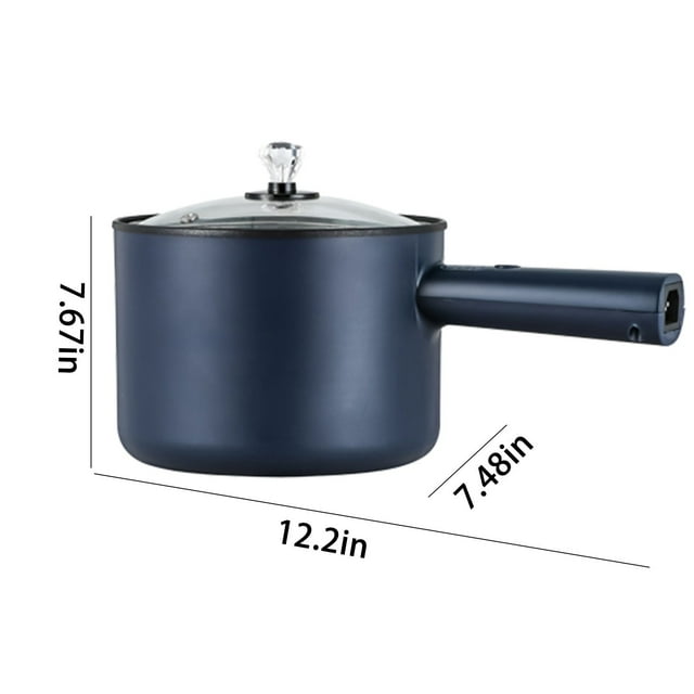 Poêles pour la Cuisson Poêle à Frire Multifonction Casserole Chauffante Cuisson Riz Mini Casserole Poêle Antiadhésive Casserole en Céramique