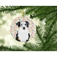 thumbnail image 2 of Australian Shepherd Blue Merle #1 Christmas Ceramic Ornament 2.8 in x 2.8 in, 2 of 3