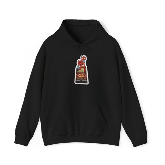 Devil Las Vegas World Industries 2000s Skateboard Vintage Classic Hoodie Print - M / Black