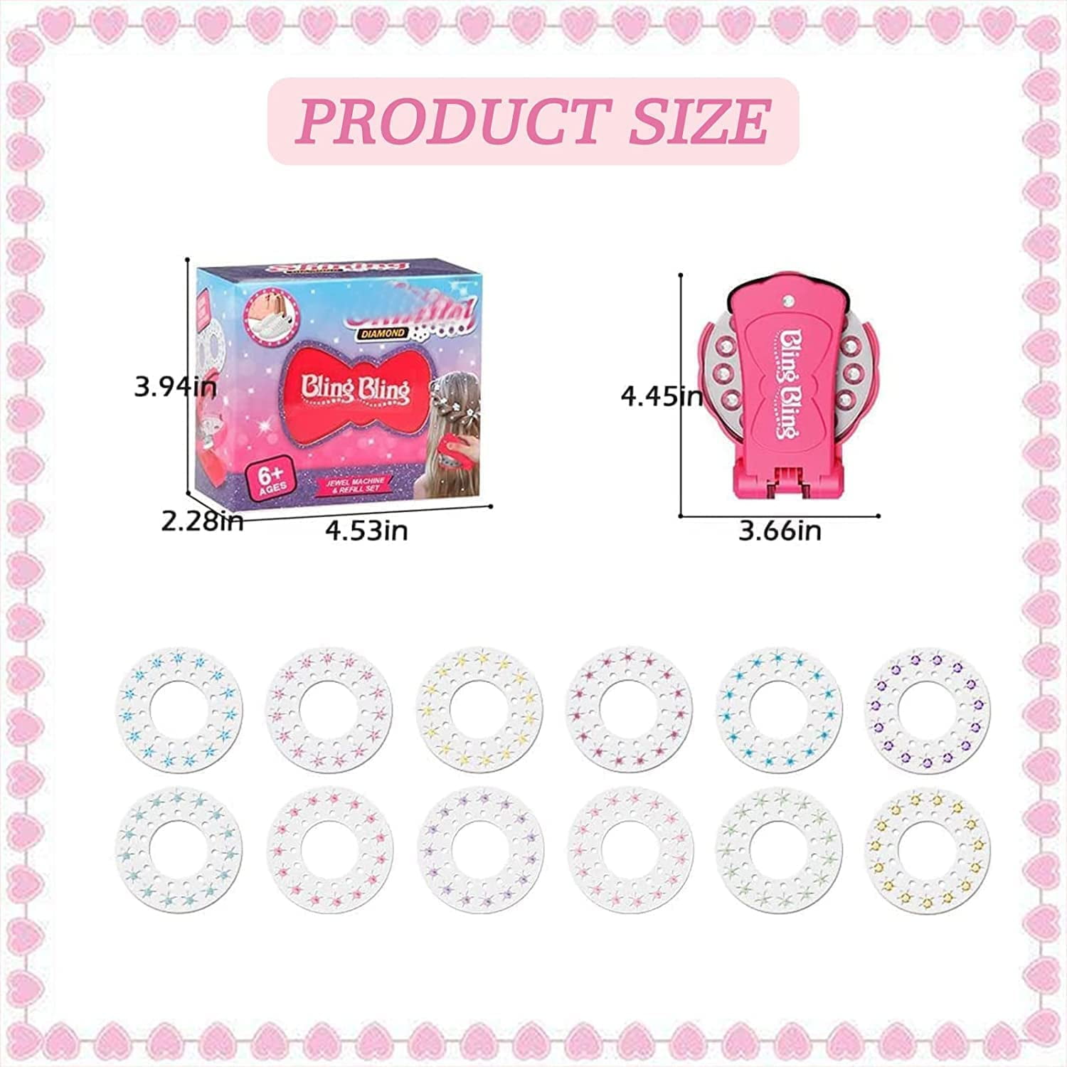 Blinger Hair Gems Dazzling Gem Refill Kits - 4 Choices | HONEYPIEKIDS Princess