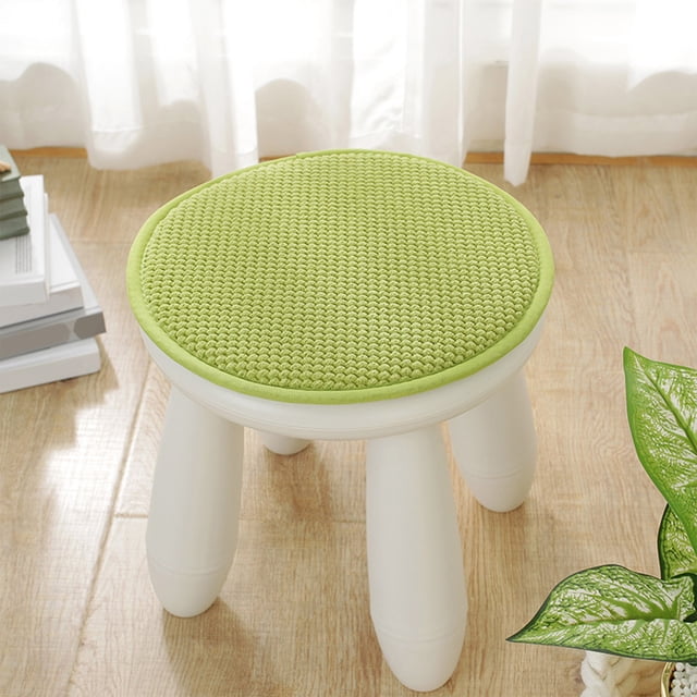 Cojín de Asiento con Forma de Calabaza - Almohadilla Suave de Poliéster para Silla Cojín, Verde MNFD
