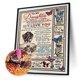 thumbnail image 4 of 5D DIY diamante pintura letras taladro parcial Rhinestone mosaico arte imagen, 4 of 9