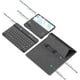 thumbnail image 5 of Leather Fold Stand Case Keyboard Compatible With Samsung Galaxy Z Fold 4, Detachable Bluetooth Wireless Keyboard, 5 of 5