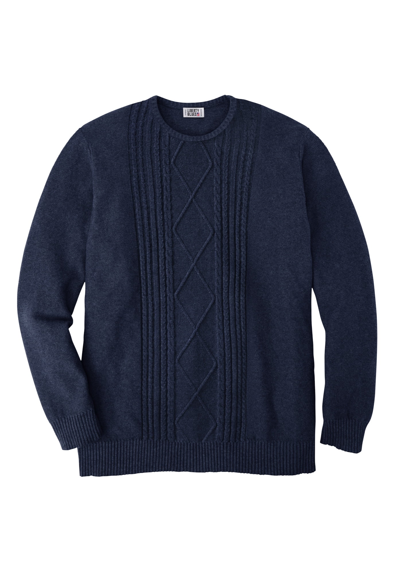 Tall ™ Crewneck Cable Knit Sweater 