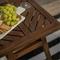 thumbnail image 4 of Walker Edison Table Basse en Bois de Patio Vincent - Marron Foncé, 4 of 4