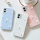 thumbnail image 2 of Funda de teléfono con diseño de margaritas sencillas para iPhone 14, 13, 12, 11 Pro Max, 12 Mini, 7, 8 Plus, XS Max, X XR, carcasa trasera de TPU suave en color rosa y blanco, 2 of 5