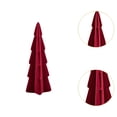thumbnail image 6 of Fancyes Tabletop Artificial Christmas Tree Decoration Ceramic Festival Bedside Wedding Decor Mini Desk Christmas Tree Statue Figurine Red, 6 of 8