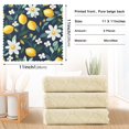 thumbnail image 6 of Yayeee 6 Pack Kitchen Dish Cloths Set for Washing Soft Drying Absorbent Microfiber Towels, Lemon Flowers, 6 of 9