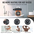 thumbnail image 3 of VEVOR Hot Water Recirculating Pump, 100W Water Circulator Pump, Auto Start/Close Ultra-silent Stainless Steel Head Circulation, 3 of 9