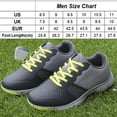 thumbnail image 2 of Zapatos de golf para hombre talla 8.5-11 malla transpirable suela de goma antideslizante, 2 of 6