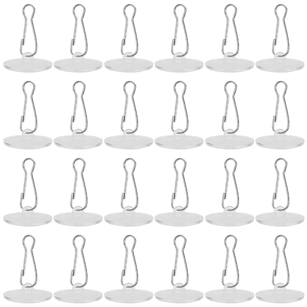 30 Sets Adhesive Ceiling Hook No Drill Ceiling Hook Wall Decoration