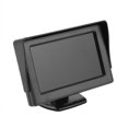 thumbnail image 4 of Hd Car Monitor 4.3-inch Screen Tft Lcd Digital Display Two-way Input Sunshade Monitor Black, 4 of 5