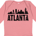 thumbnail image 4 of Inktastic Atlanta Skyline Grunge Boys or Girls Long Sleeve Baby Bodysuit, 4 of 5