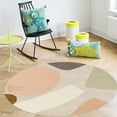 thumbnail image 5 of 14X14 Area Rug, Hallway, Living room, Round Carpet, Geometric Design, Hand Tufted Rugs, 5 of 7