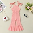 thumbnail image 5 of Bearichfupo Toddler Girls Sleeveless Suspenders Solid Romper Jumpsuit Clothes,Sizes 18-24 Months, 5 of 6