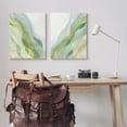 thumbnail image 2 of Stupell Industries Abstract Green Waves Abstract Painting Gallery Wrapped Canvas Print Wall Art, 24 x 30, Set of 2, 2 of 7