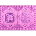 thumbnail image 1 of Ahgly Company Indoor Rectangle Abstract Pink Modern Area Rugs, 8' x 10', 1 of 4