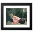 thumbnail image 2 of Raimundo de Madrazo y Garreta 23x20 Black Modern Framed Museum Art Print Titled - Siesta, 2 of 5